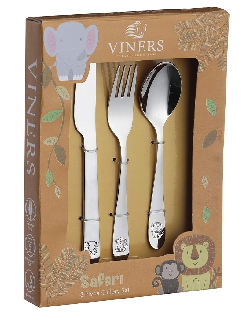 Viners CUTLERY Viners Kids Cutlery Safari 3 Piece VN0304039