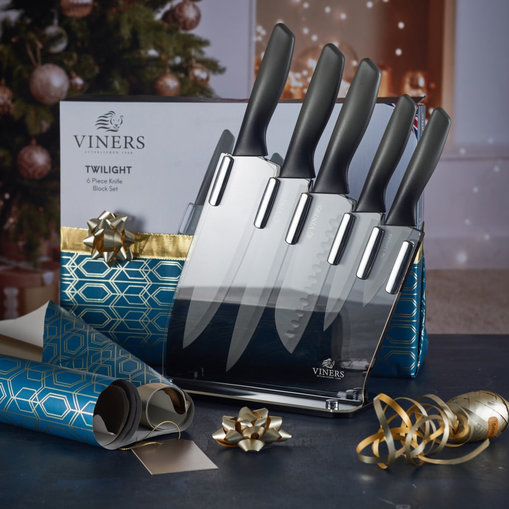 Viners Knife Block Viners Twilight Knife Block 6 Piece VN0305222