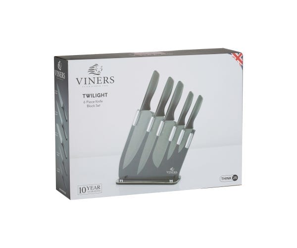 Viners Knife Block Viners Twilight Knife Block 6 Piece VN0305222