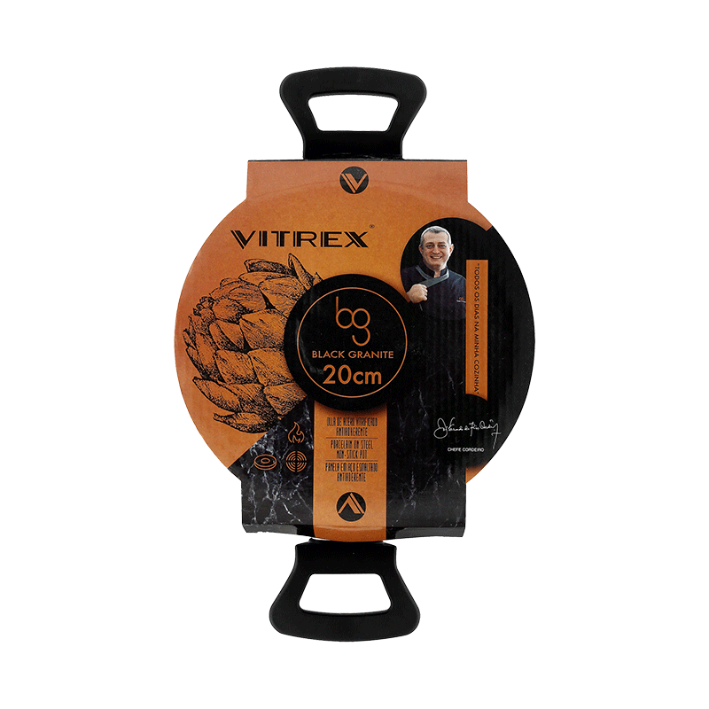 Vitrex FRYING PAN Vitrex Granite Non-stick 20cm Casserole 71PVCCGNM20 (7313079468121)