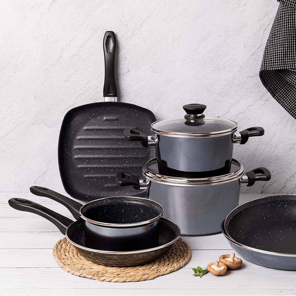 Vitrex FRYING PAN Vitrex Granite Non-stick 20cm Casserole 71PVCCGNM20 (7313079468121)