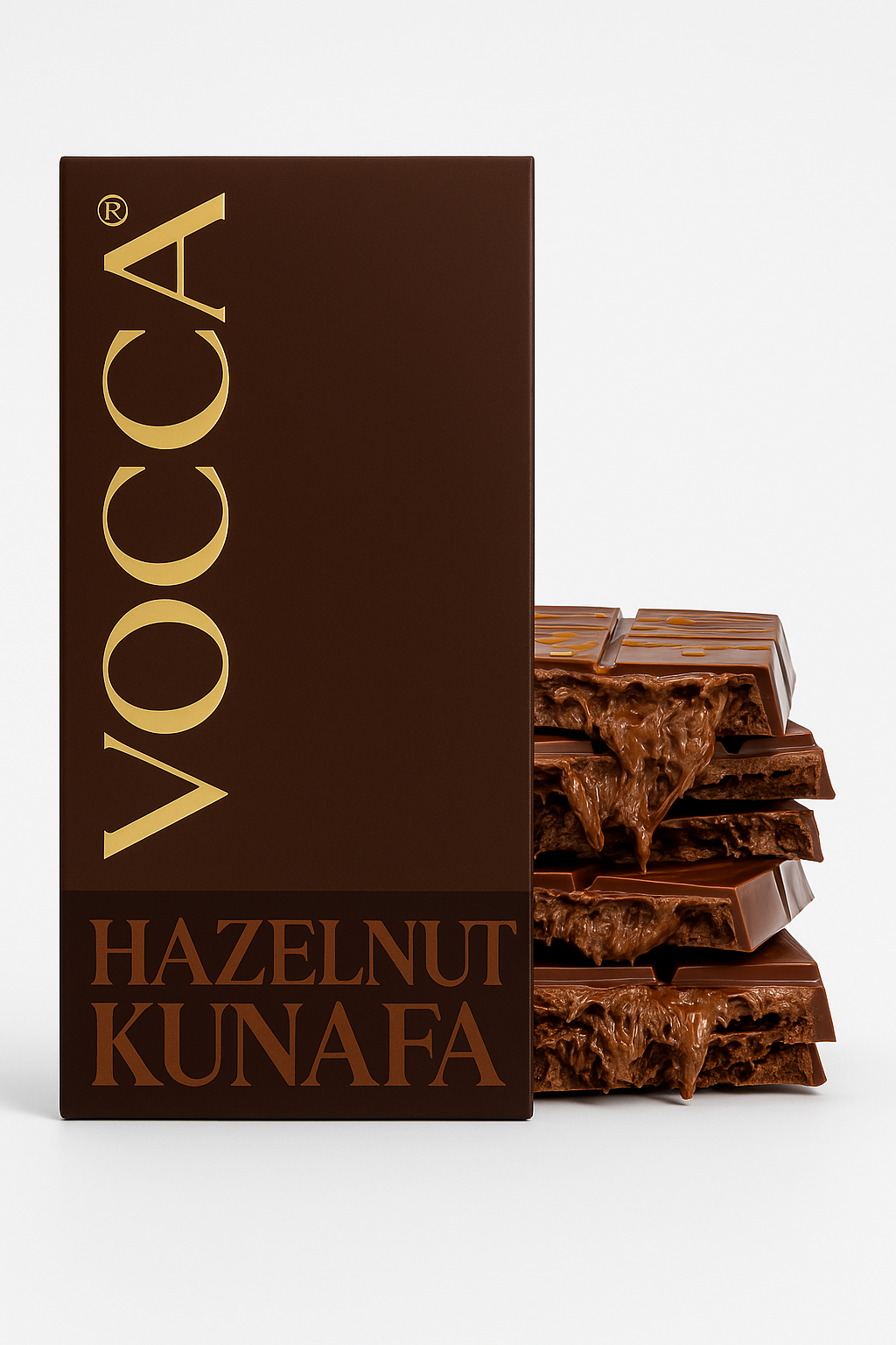 Vocca Chocolate Vocca® Dubai Hazelnut Kunafa In Milk Chocolate Bar 125g