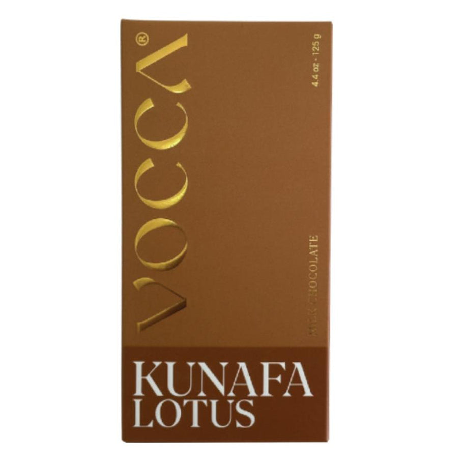 Vocca Chocolate Vocca® Dubai Lotus Kunafa in Milk Chocolate Bar 125g
