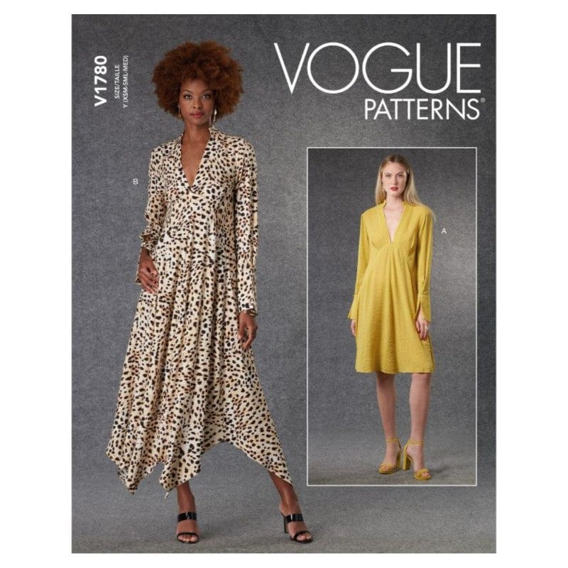 VOGUE PATTERN HABBY Vogue Pattern V1780-Y( SML,MED & LRG)