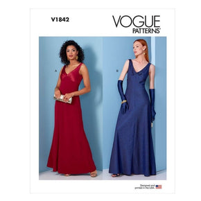 VOGUE PATTERN Habby Vogue Pattern V1842 B5 (8-10-12-14-16) (7508448444505)