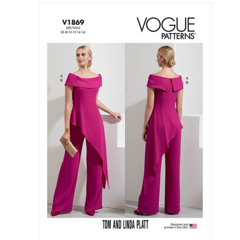 VOGUE PATTERN Habby Vogue Pattern V1869-B5 (7508450213977)