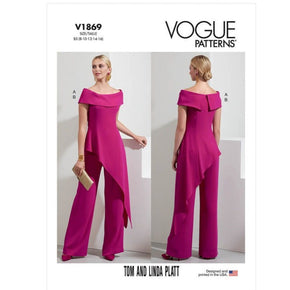 VOGUE PATTERN Habby Vogue Pattern V1869-B5 (7508450213977)