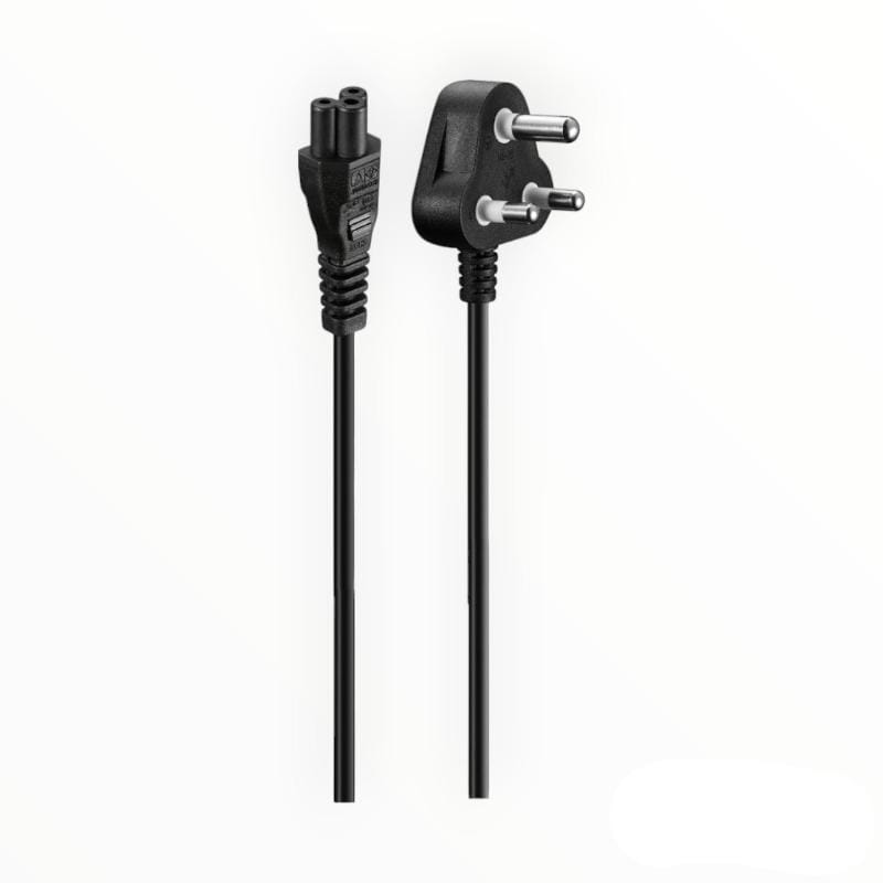 Volkano 3 PIN CLOVER TO TYPE-M POWER CABLE Volkano VK-8144-BK Presto Series 3 Pin Clover to Type-M 2.5A Power Cable, 1.8 Meter, Black (7790787592281)