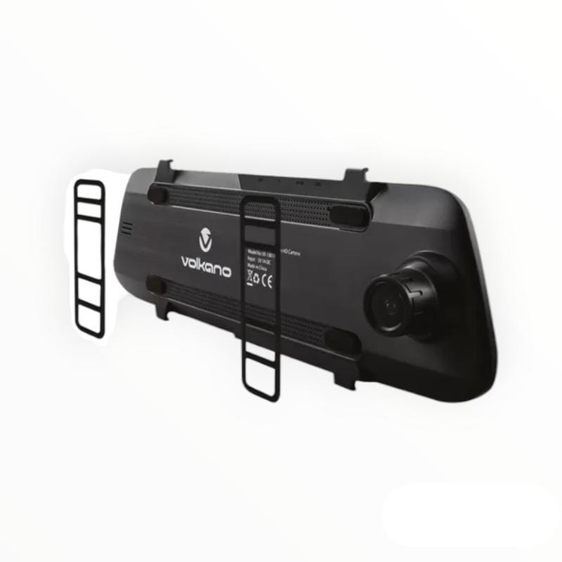 Volkano dash camera Volkano Commute Series HD Dash Camera with Reverse Cam – Black (7810860679257)
