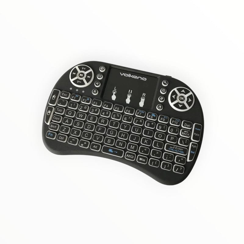 Volkano Keyboard & Mouse Volkano Smart TV Remote Control With Keyboard & Touchpad VK-20038-BK