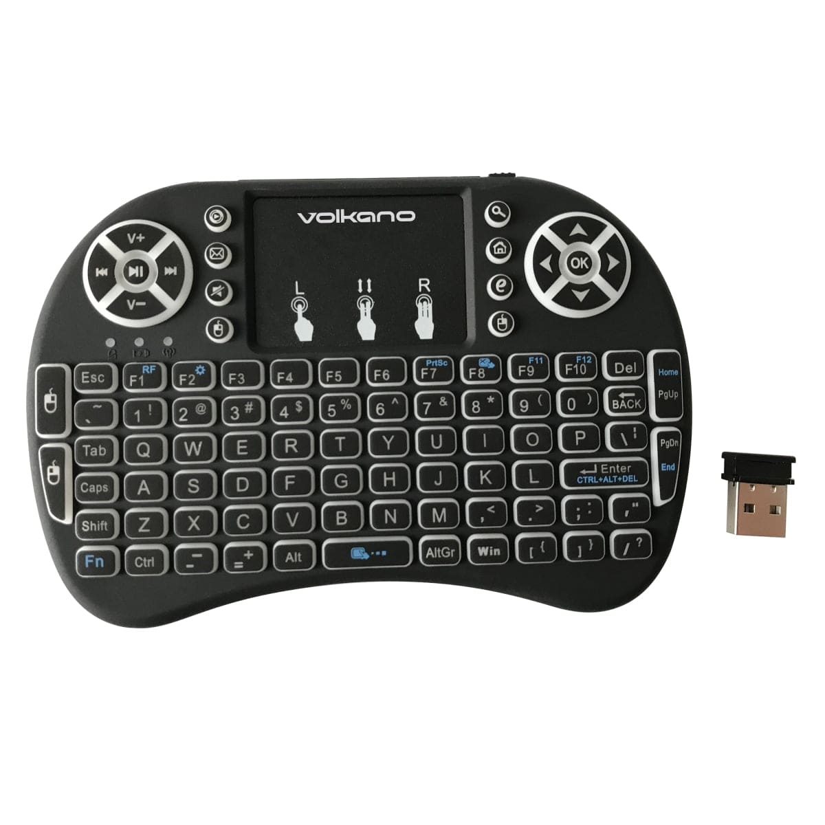 Volkano remote control Volkano Smart TV Remote Control With Keyboard & Touchpad (7300806279257)