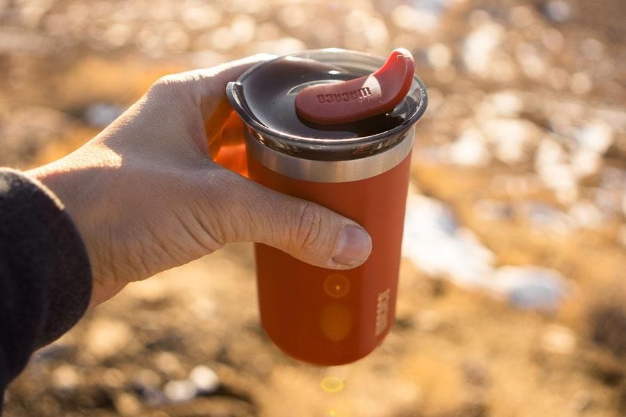 Wacaco Travel Mug Wacaco Octaroma Lungo Insulated Mug Carmine Red 300ml OCTACR (7799233609817)