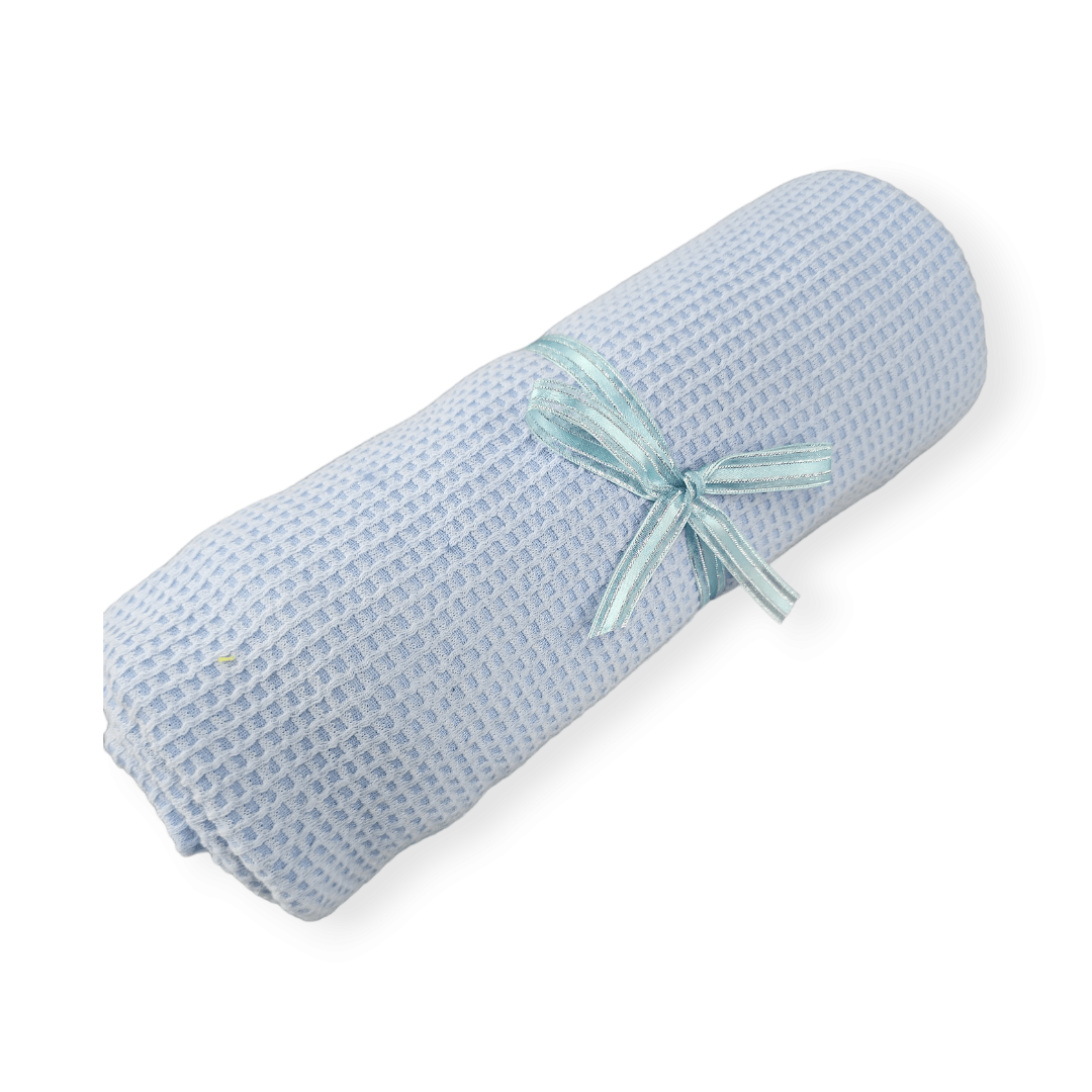 waffle weave BABY BLANKET T/c Mini Waffle Baby Blankets 1MX1.5M (7293671604313)
