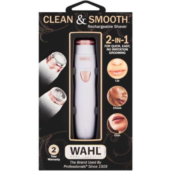 Wahl Clipper Wahl Clean & Smooth Rechargeable 2in1 Ladies Shaver Kit WT3024991