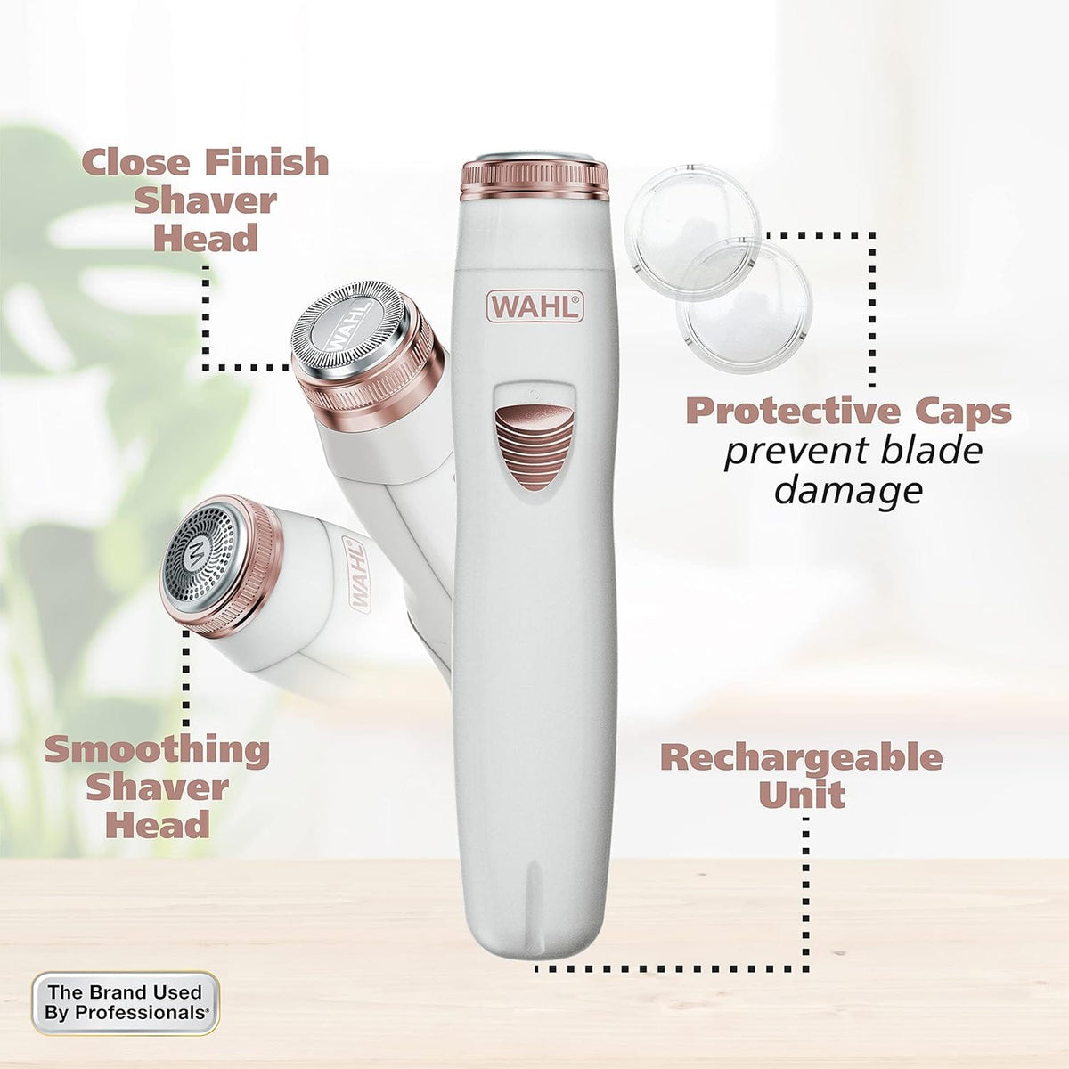 Wahl Clipper Wahl Clean & Smooth Rechargeable 2in1 Ladies Shaver Kit WT3024991