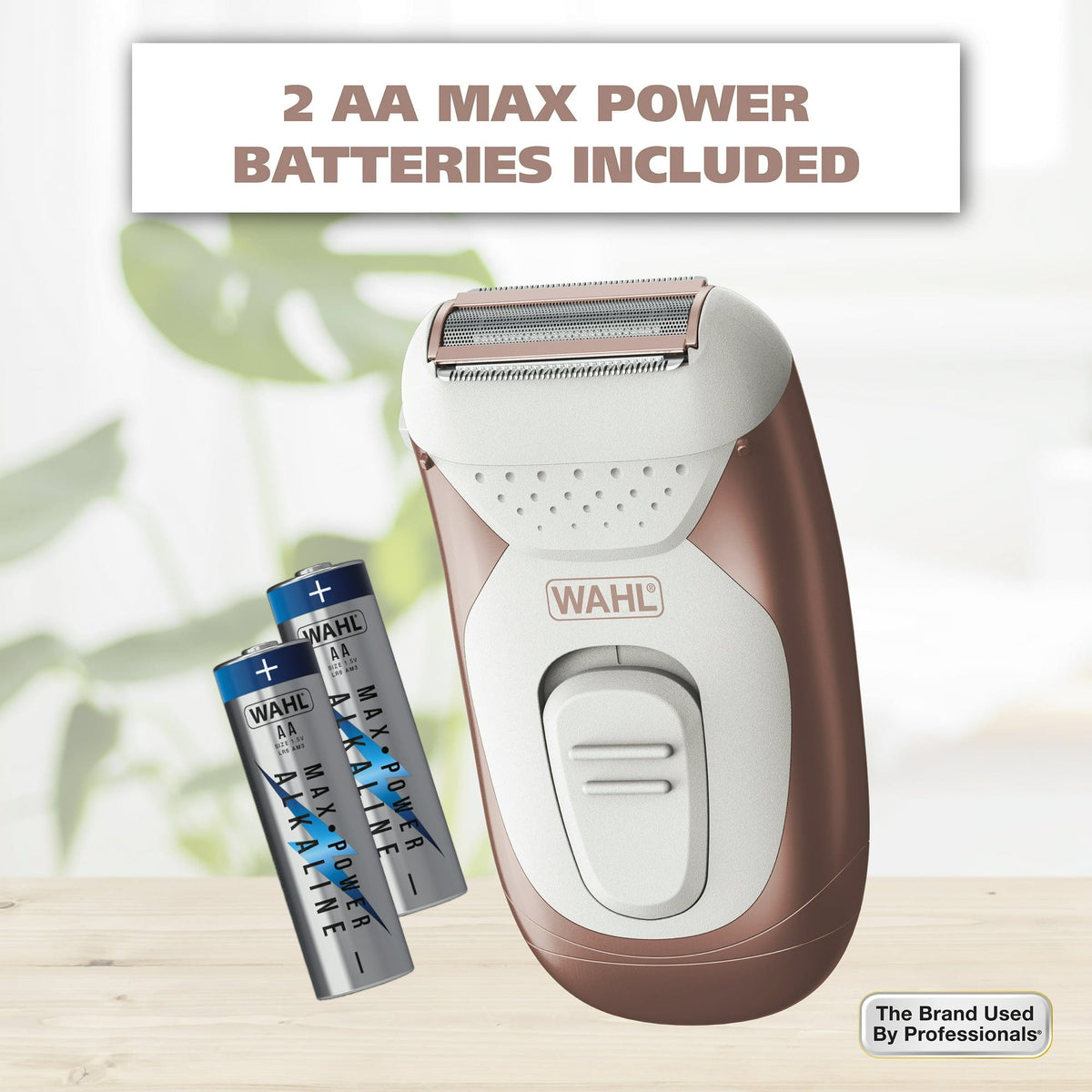 Wahl Clipper Wahl Smooth Confidence, Ladies Waterproof, Battery Shaver WT3024992 (7492576280665)