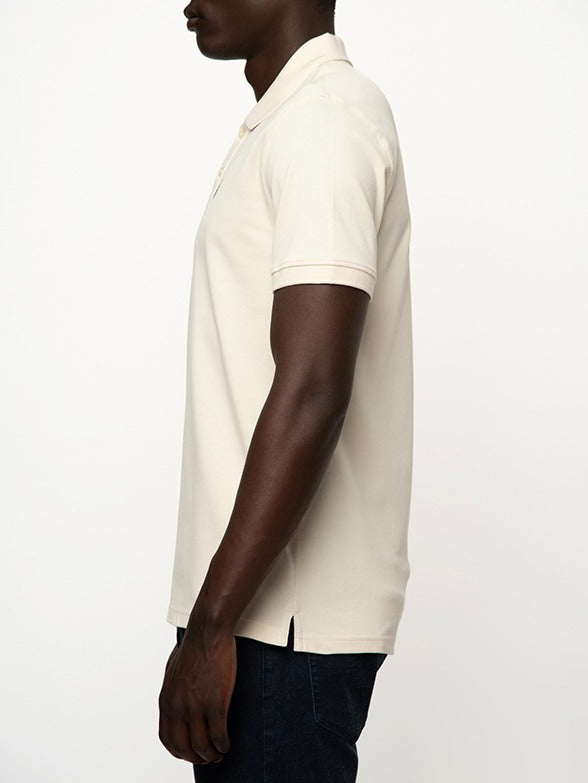 Polo Essential Pique Short Sleeve Golfer-Offwhite 0078595