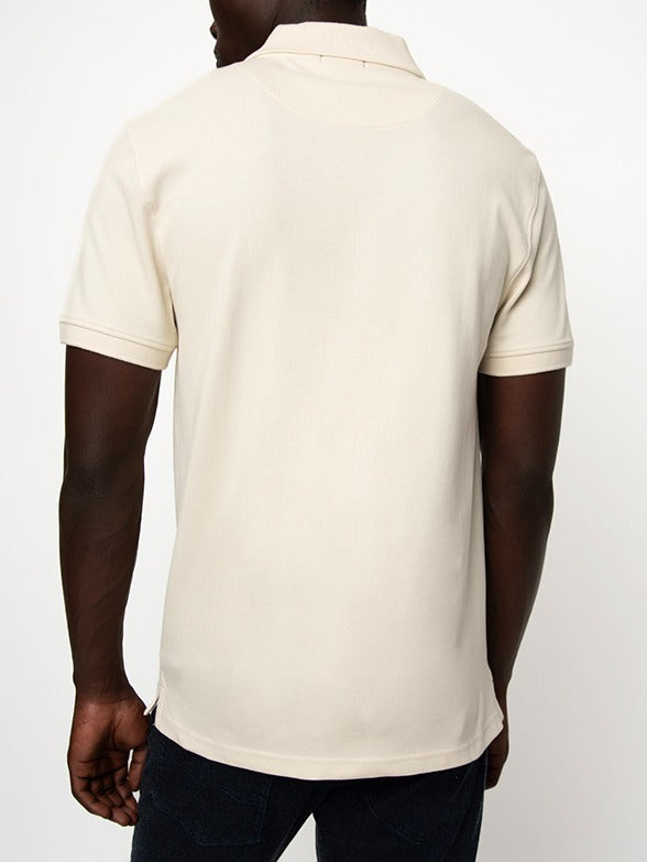 Polo Essential Pique Short Sleeve Golfer-Offwhite 0078595