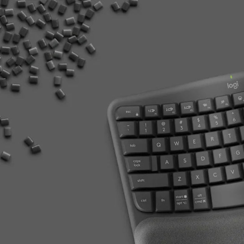 Logitech Ergo Series Wave Keys Wireless Ergonomic Keyboard 920-012304.