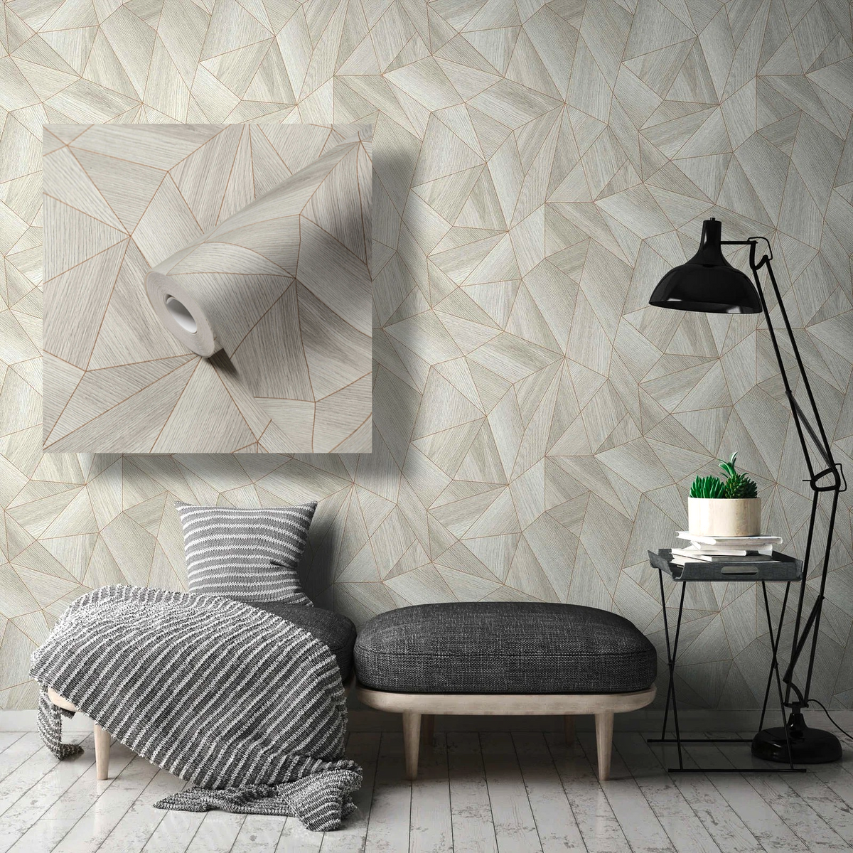 Weaver Wallpaper Roll 0.53m x 10.05m