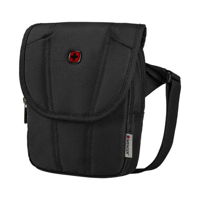 Wenger Backpacks Wenger, BC High Flapover, Flapover Crossbody Bag, Black Swiss Designed (7511183556697)