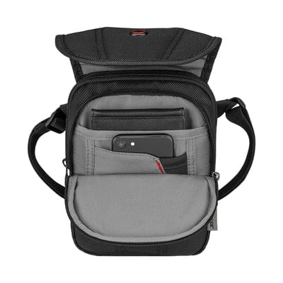 Wenger Backpacks Wenger, BC High Flapover, Flapover Crossbody Bag, Black Swiss Designed (7511183556697)