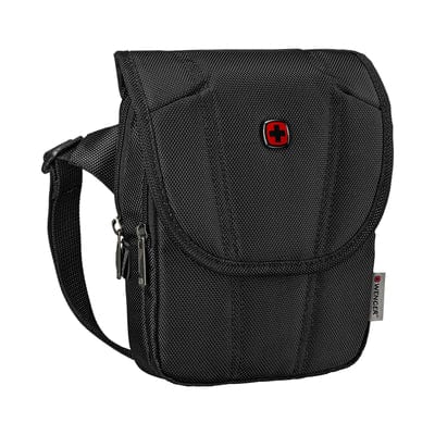 Wenger Backpacks Wenger, BC High Flapover, Flapover Crossbody Bag, Black Swiss Designed (7511183556697)