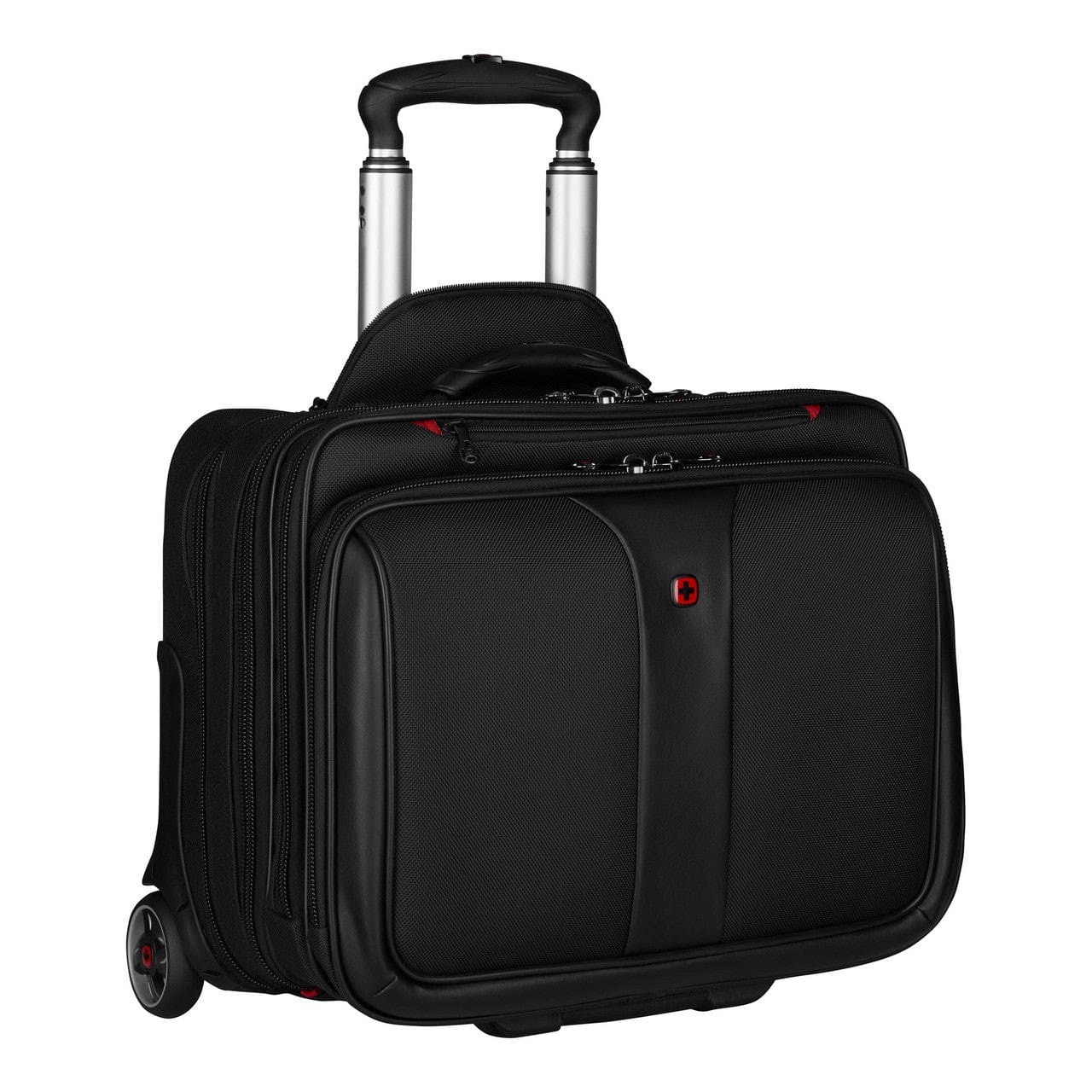 Wenger Laptop Bag Wenger Patriot 2 Piece Wheeled Laptop Case Black (7776210845785)