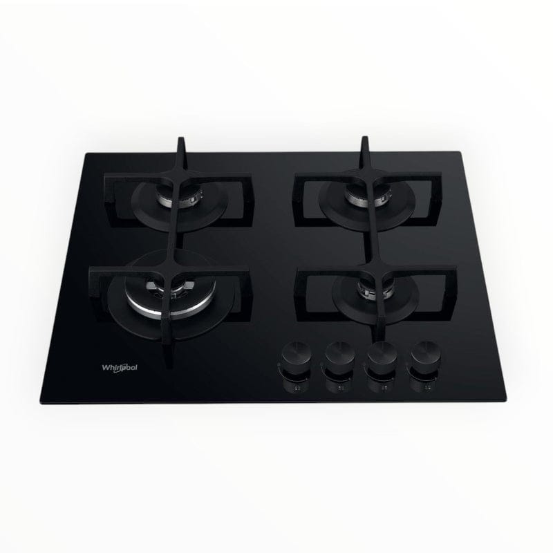 Whirlpool Gas Hob Whirlpool 60cm 4-Burner Black Gas Hob GOA6423NB1