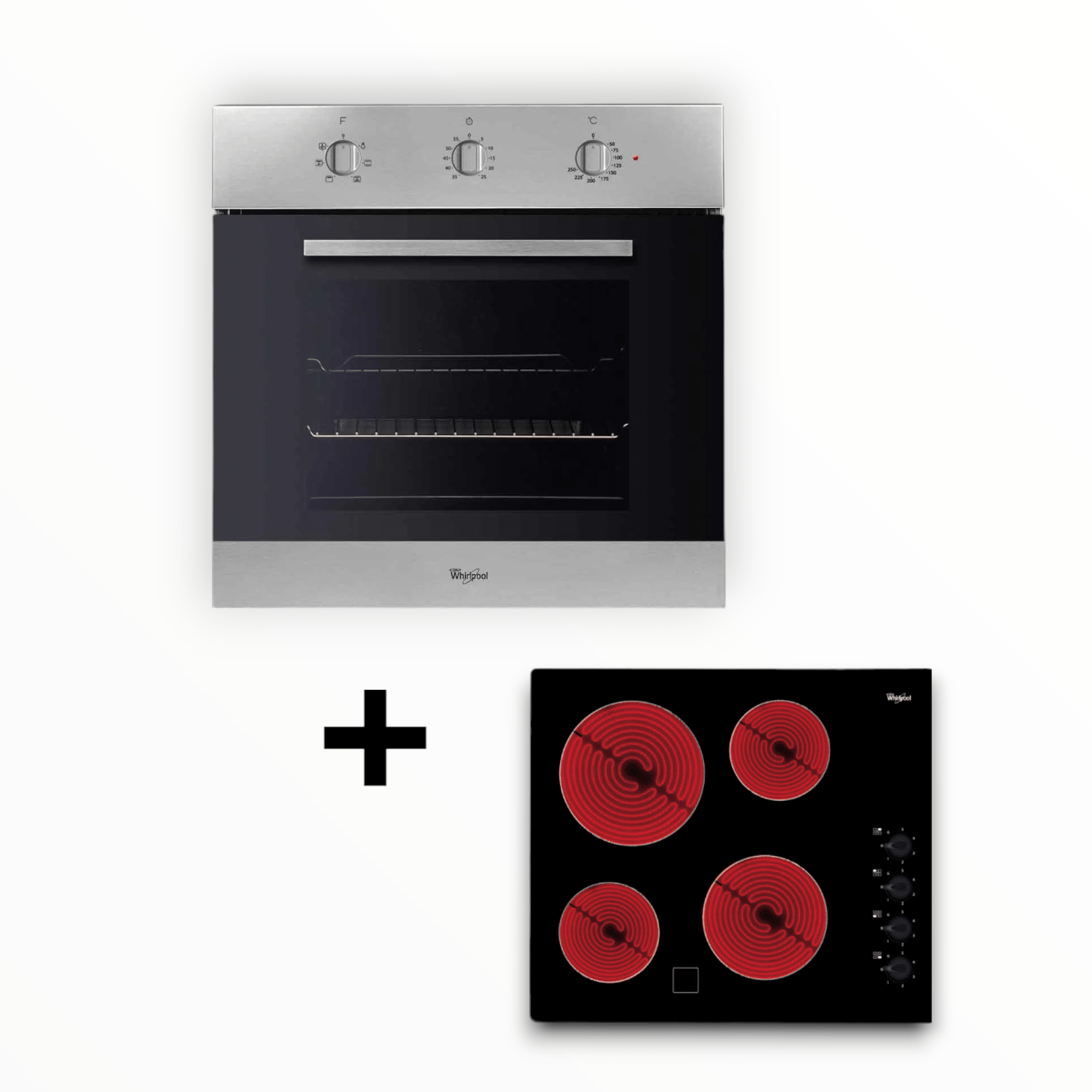 Whirlpool Oven Whirlpool 60cm Build Oven And Hob AKP444IX/AKM9010NE (7292918136921)