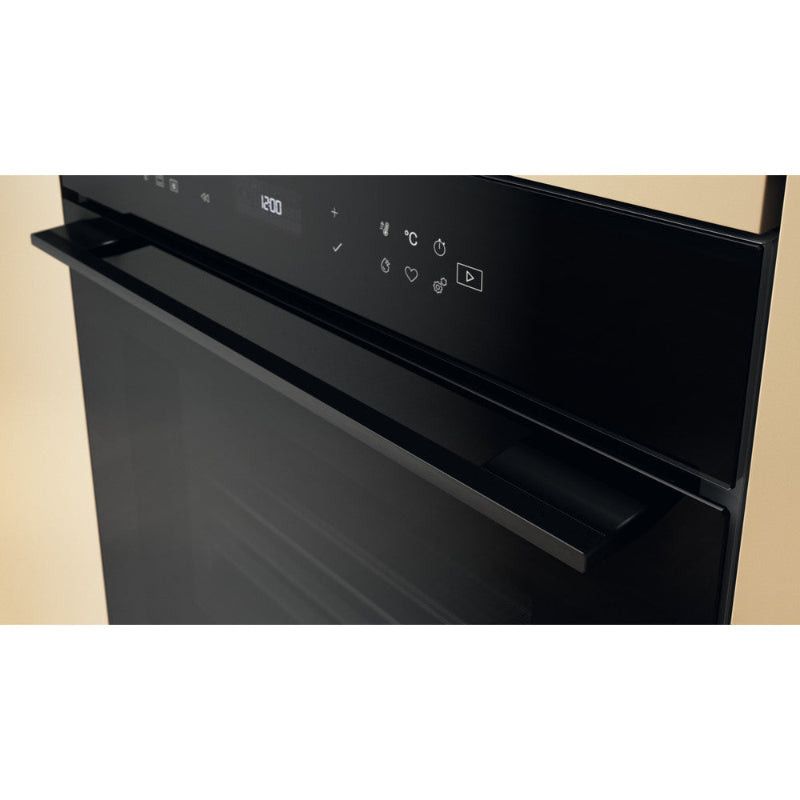 Whirlpool Ovens Whirlpool W7 60 cm oven: black colour, 73 litres, self-cleaning - WOI78HT1SBA