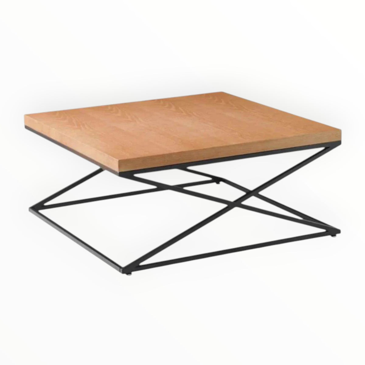 Coffee Table With Wood And Steel