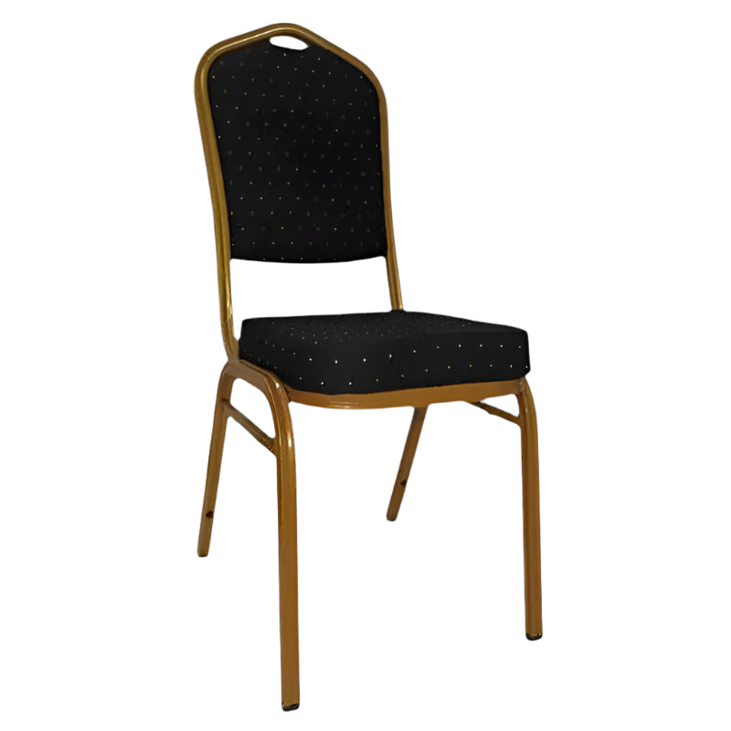 Conference Chair Black With Gold Frame