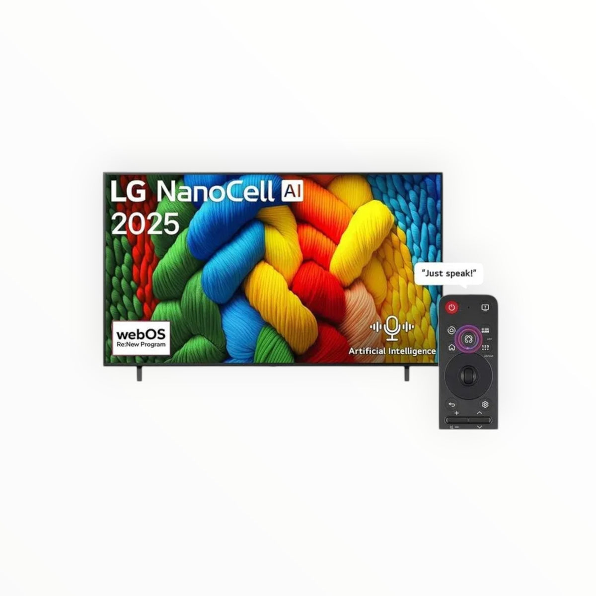 LG 55 Inch LG NanoCell AI NANO80A6A 4k Smart TV 2025 (8038061473881)