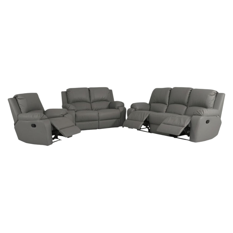 Brenda 3pc Grey 3 Action Lounge Suite (8041562636377)