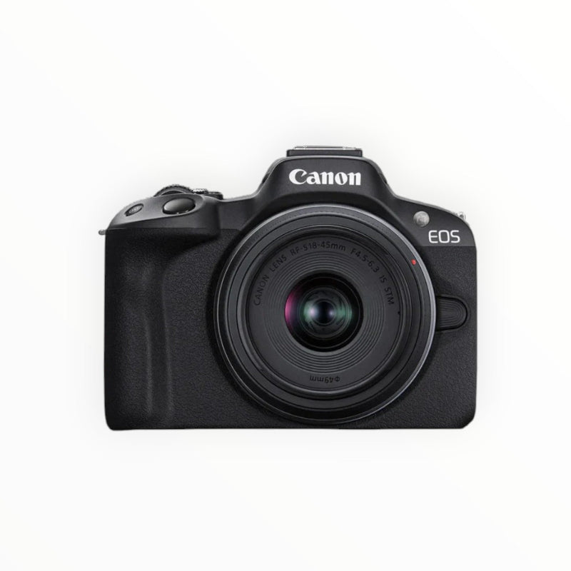 Canon EOS R50 Mirrorless Camera with 18-45mm Lens with Bag and SD Card