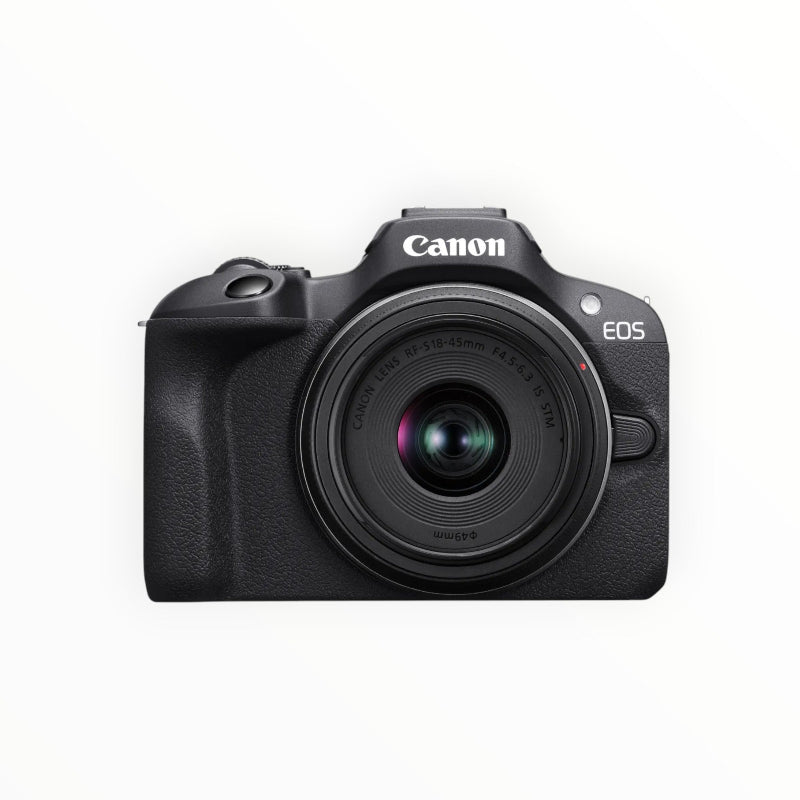 Canon EOS R100 Mirrorless Camera + RF-S 18-45mm Lens