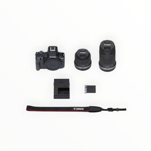 Canon EOS R50 Mirrorless Camera with 18-45mm and 55-210mm Lenses (8016148496473)