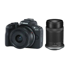 Canon EOS R50 Mirrorless Camera with 18-45mm and 55-210mm Lenses (Available Online Only)