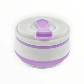 Foldable Silicone Travel Coffee Cup with Lid