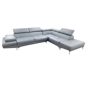 Lorenzo L Shape Lounge Suite (Dark Grey)
