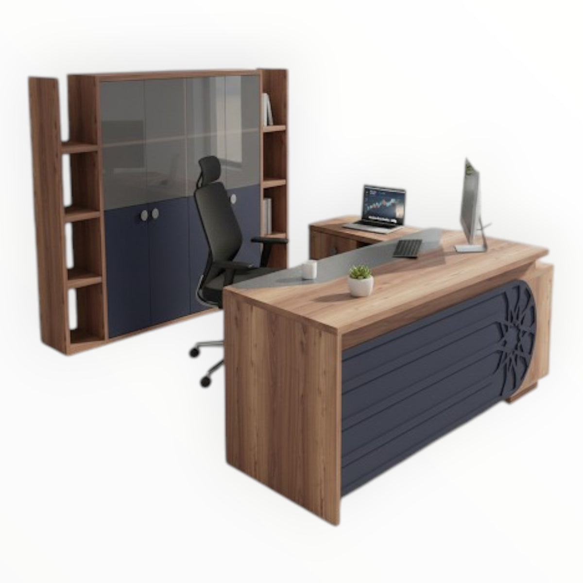 Selcuklu 2 Piece Set Office Desk