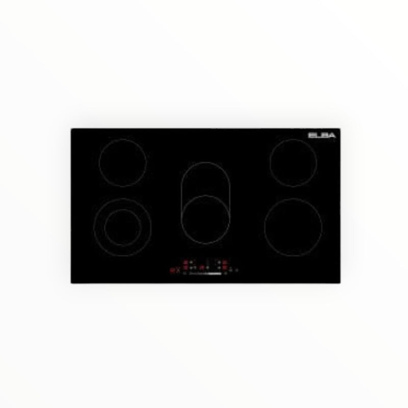 Elba Classic 90cm 6 Zone Ceran Black Hob Lt5-02