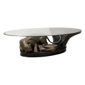 Leopard Savo Coffee Table Glass Top
