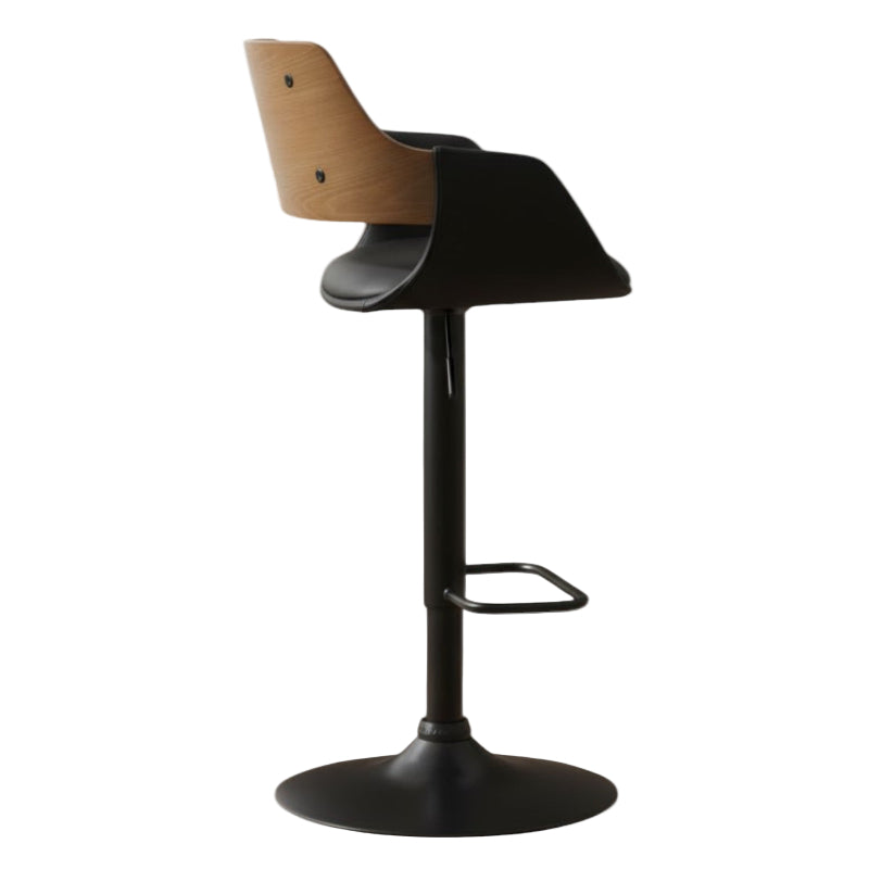Jost Bar Stool Pu Black W/Black Matt Legs JY3060-L