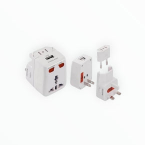 Travel Adapter With USB  charger -03 (8005943558233)