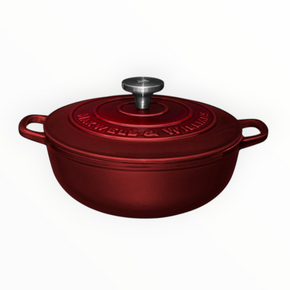 Maxwell & Williams Cast Iron Round Casserole 3.3L Merlot SE0034 (Copy) (8003244556377)