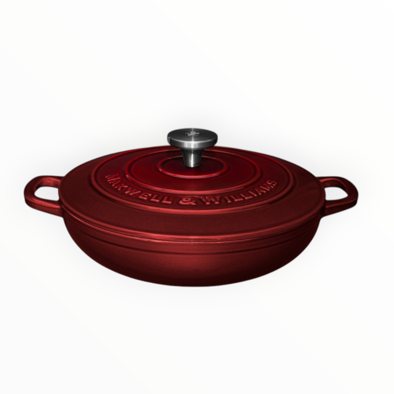 Maxwell & Williams Cast Iron Braiser 3.3L Merlot SE0035