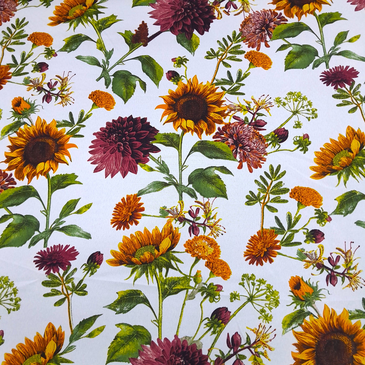 Printed Mini Matt Sunflower 140 cm