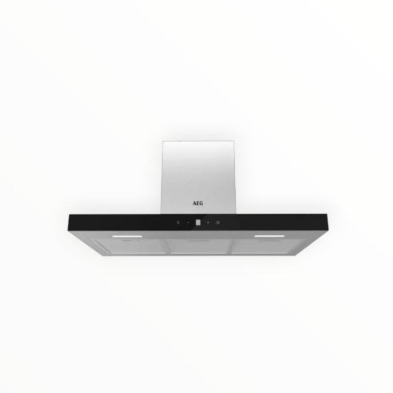 AEG 90cm Black Glass Finish Cooker Hood AEGZA90TCH1 (8046134493273)